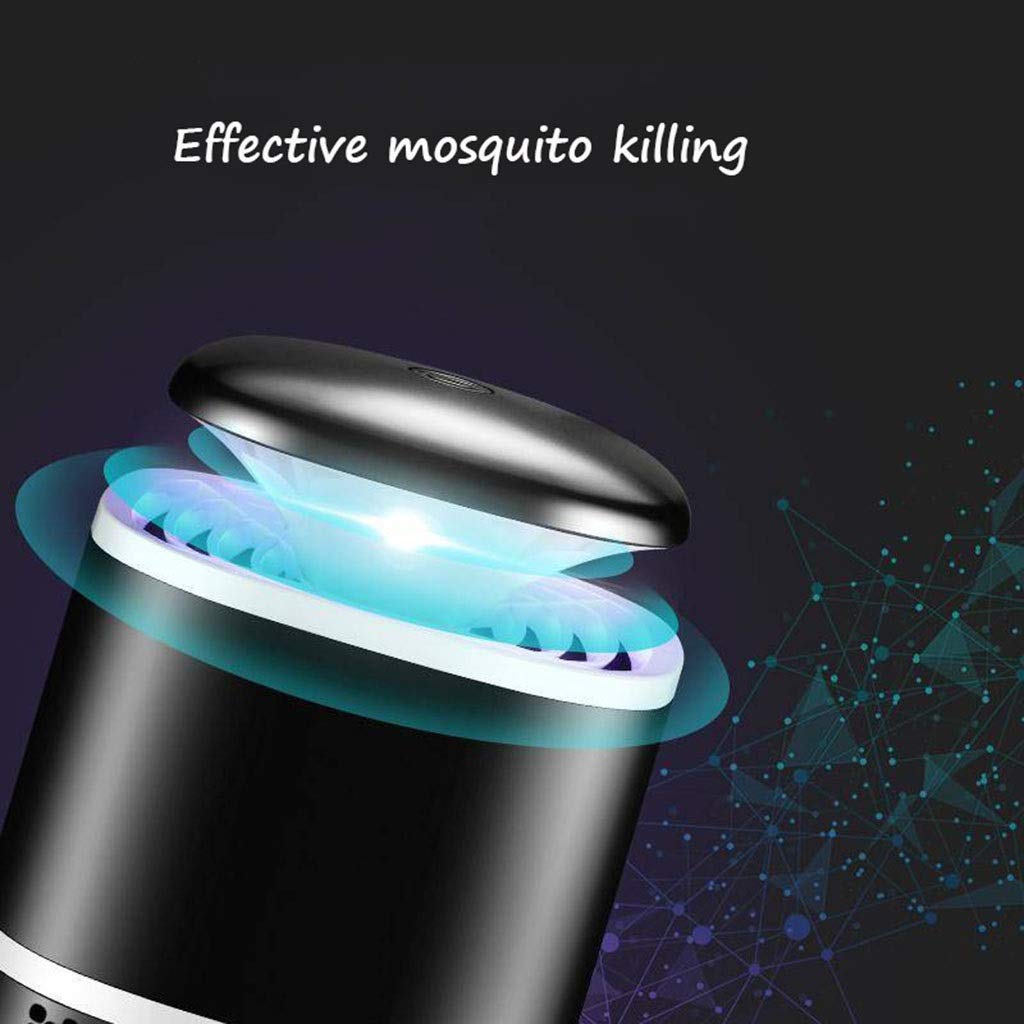 Trampa para mosquitos Lámpara para matar mosquitos en interiores, dormitorio en el hogar, sala de estar, lámpara para mosquitos por inhalación para uso doméstico y comercial, luz para matar insectos