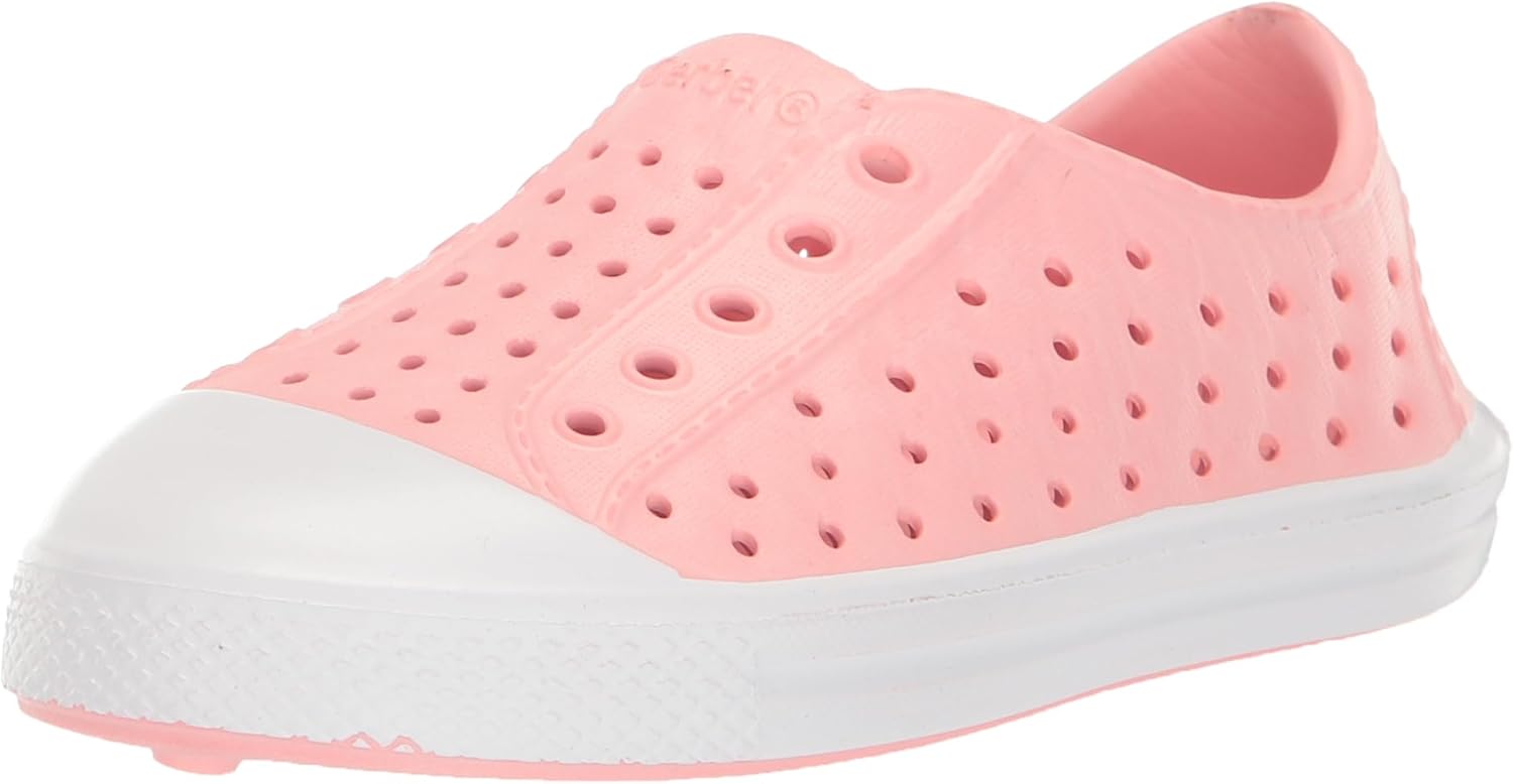 Gerber Kids Boys and Girls Toddler Light-Weight Pull-On Sneaker Crib Shoe, Coral, 6 US Unisex