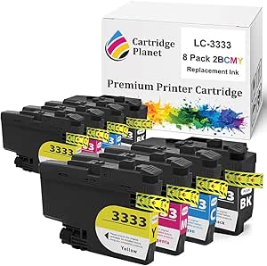Cartridge Planet 8 Pack (2BK,2C,2M,2Y) Compatible Ink for Brother LC ...