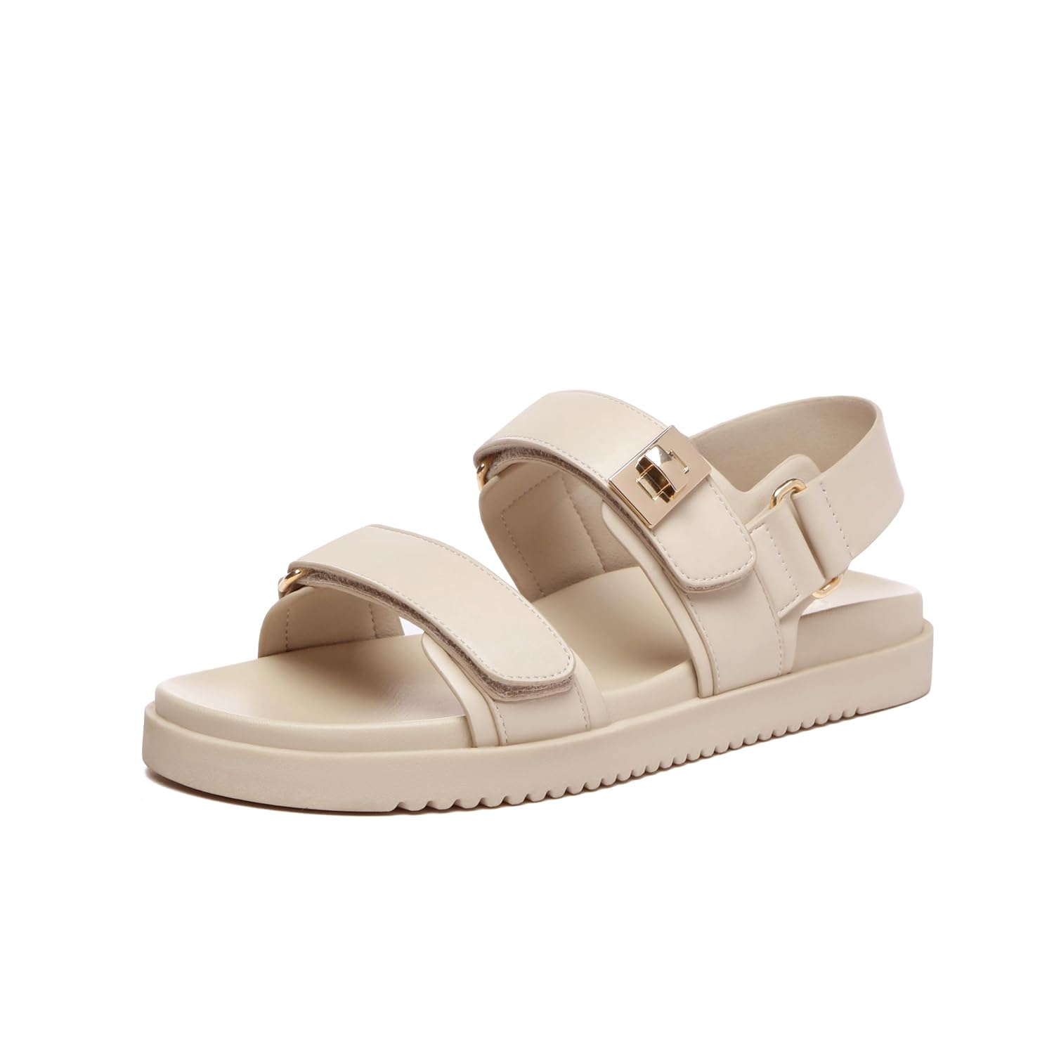 Rihero Women's Flat Sandals Comfort Adjustable Double Strap Slip on Leather Footbed Sandals - Review, Price and Buying Guide