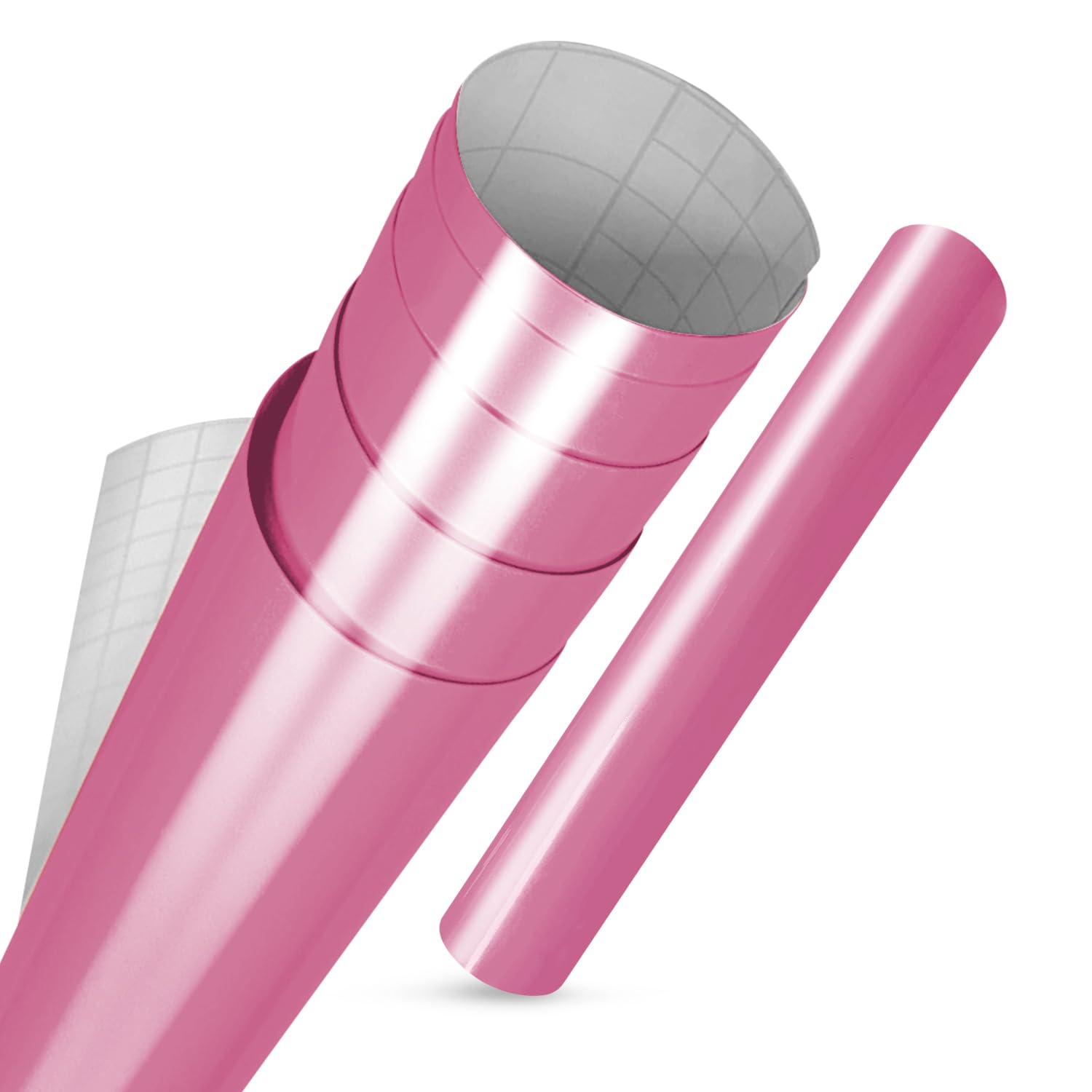 – Furniture Stickers Gloss Self Adhesive Vinyl Wrap Sticky Contact Paper Roll for Kitchen Countertop Cupboard Cabinets Wardrobe & Tabletops (Baby Pink, 30 x 100 cm)