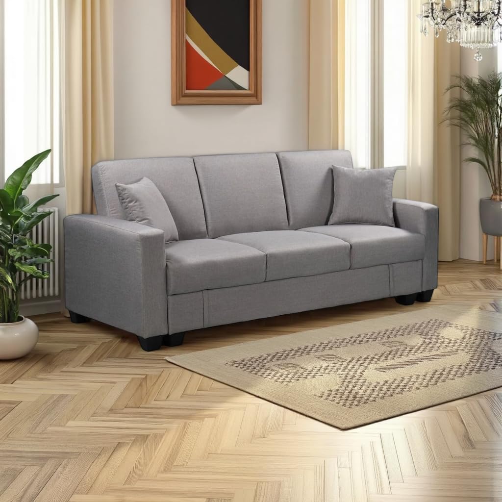 Sofá Cama Keyla Multifuncional 210 cm con Arcón de Almacenamiento - Convertible y Espacioso