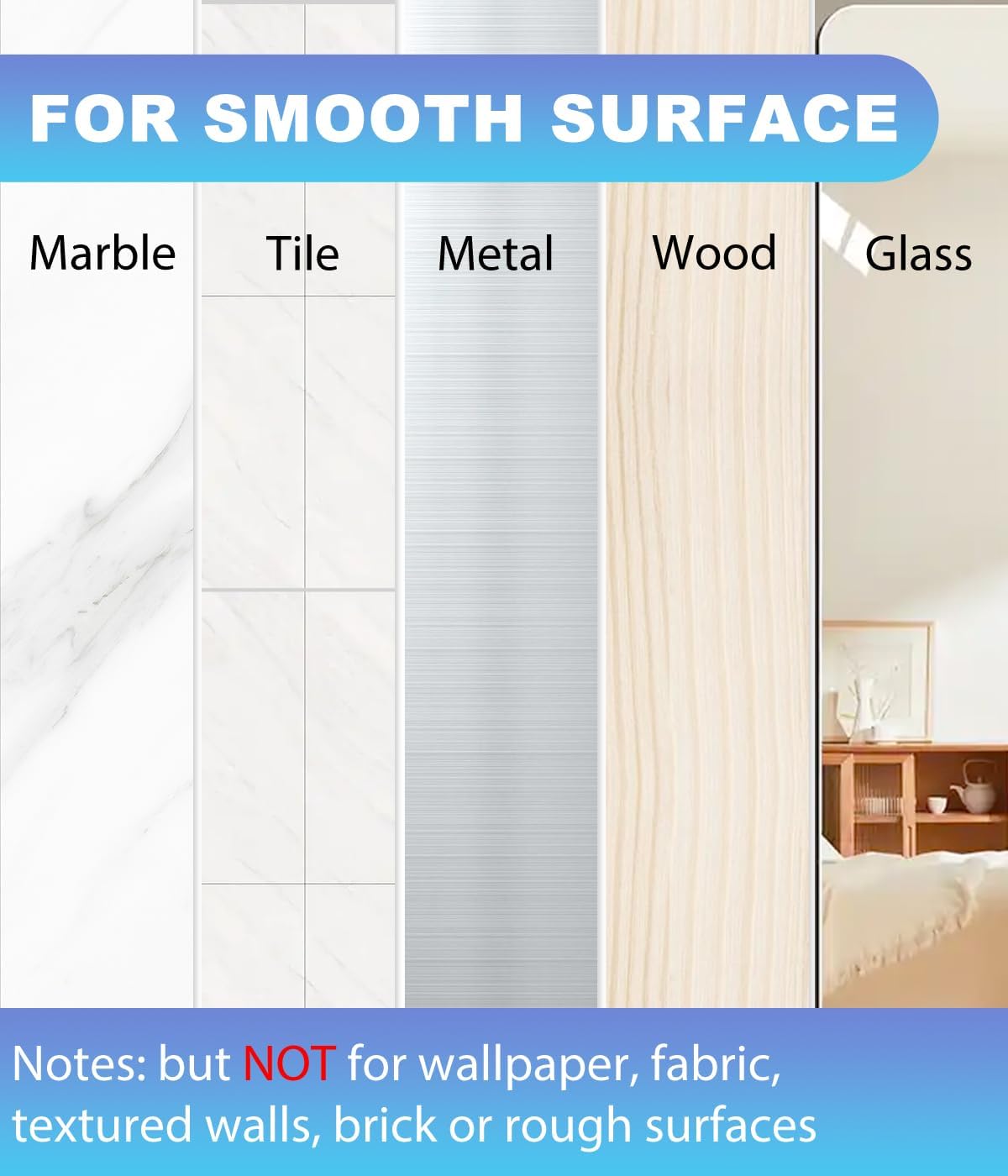 5 Pcs Towel Hooks Heavy Duty for Hanging,Adhesive Wall Hooks with Removable Strips,Sticky No Damage,Outdoor for Bathrooms,Shower,Stockings,Decor,Robe,X-Large,Gold 304 Stainless Steel - Image 6