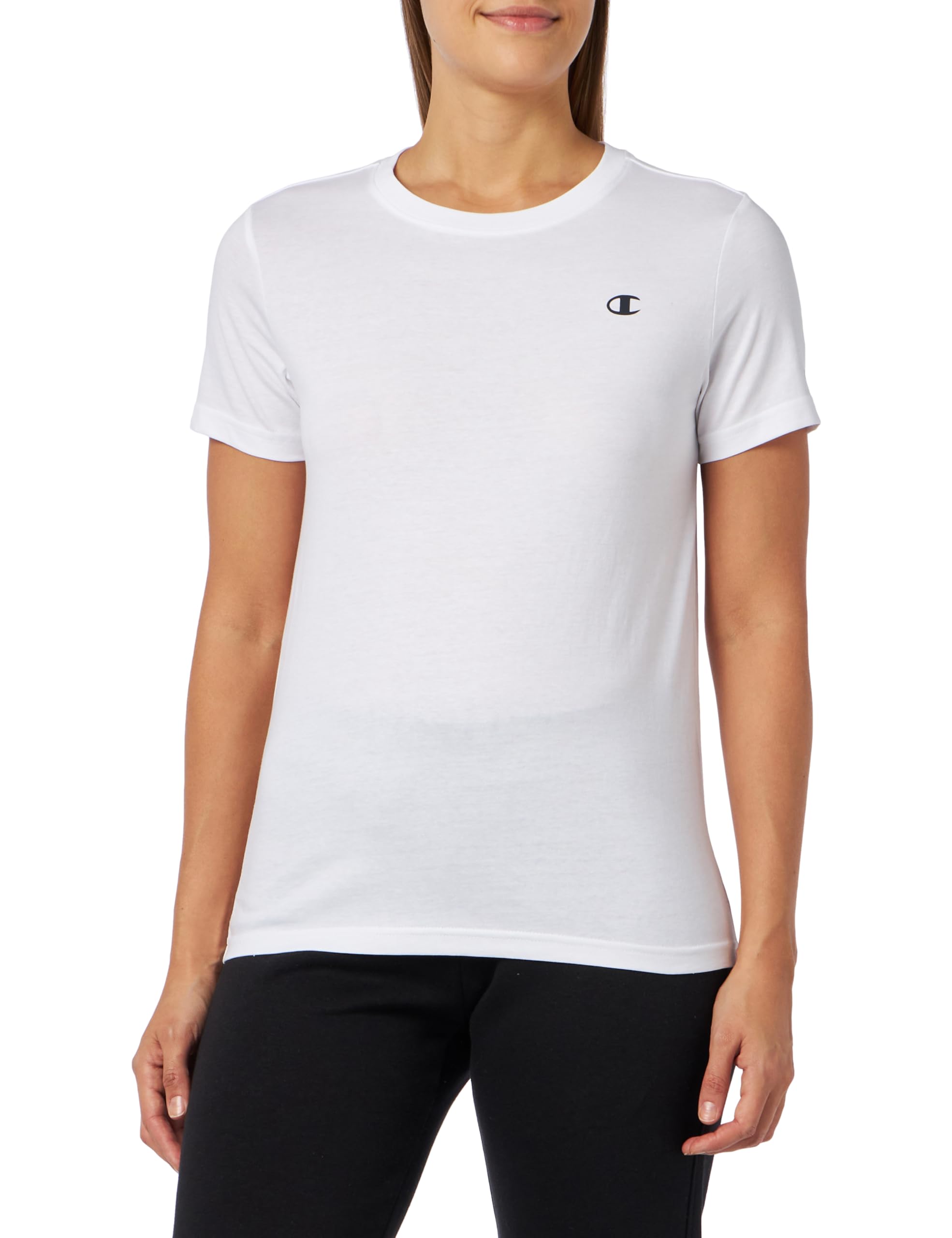 Legacy Champion Basics W - Light Cotton Jersey S-s Regular Crewneck Tişört Kadın