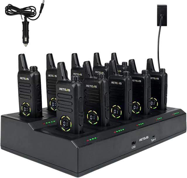 Retevis RT22S with 10-Way Charger (10-Pack)