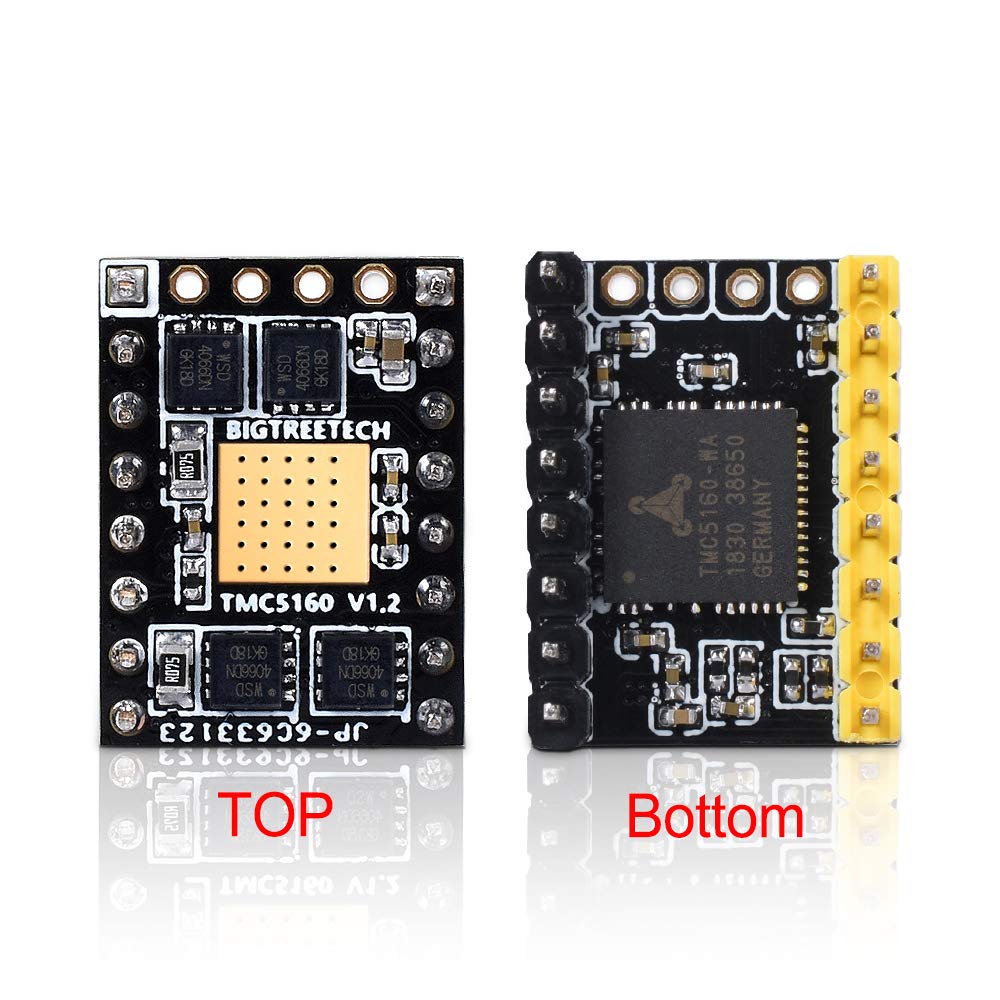 KINGPRINT TMC5160 v1.3 silnik krokowy bezgłośny sterownik wsparcie SPI z radiatorem do drukarki 3D (4 sztuki)