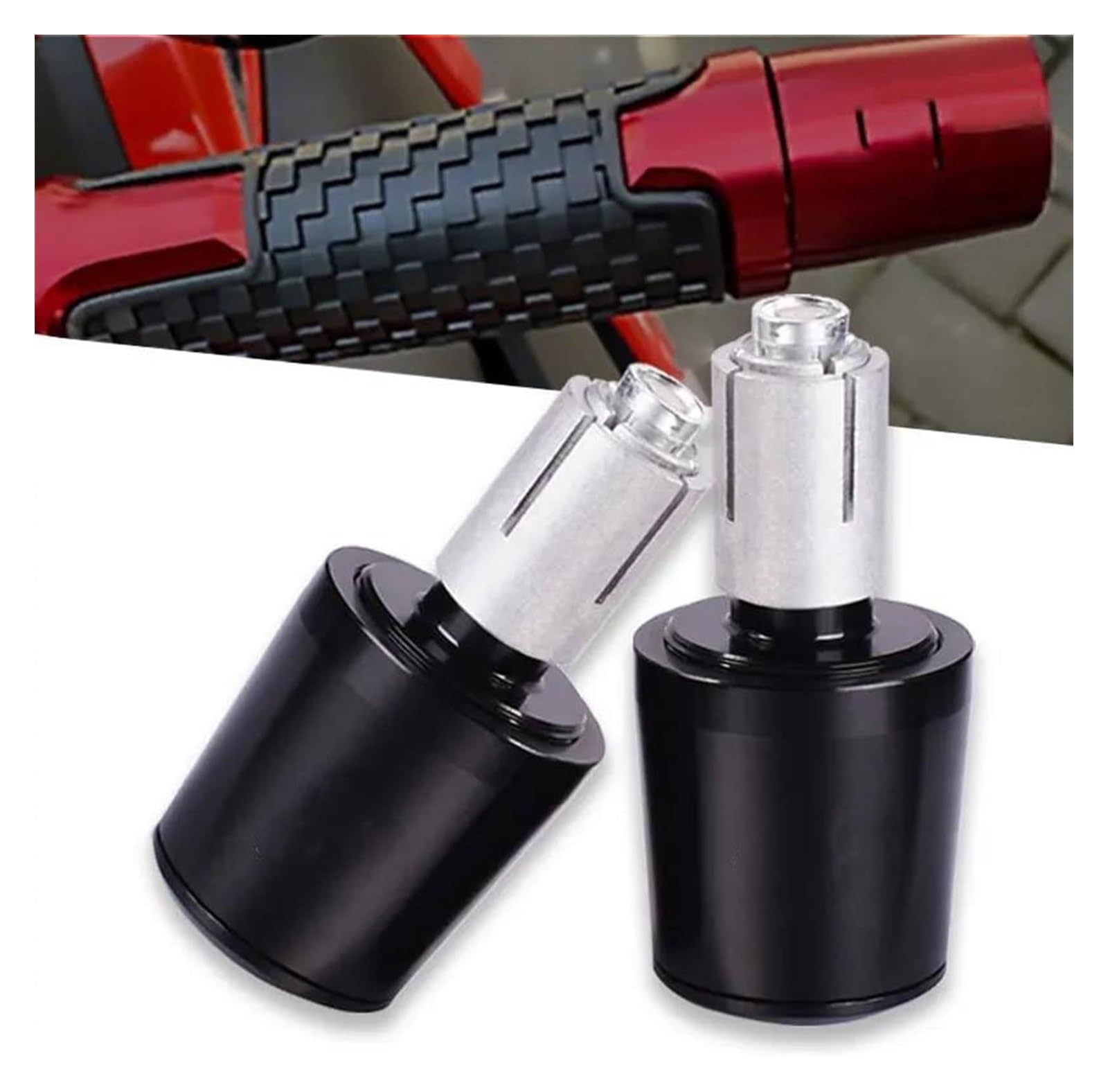Manubrio Contrappesi Per T&riumph Per SPEED FOUR 600 Per Speed ​​Triple R RS S Per TWIN Per SPEEDMASTER Manubrio CNC Manopole Manubrio Tappi Manubrio Estremità(arancia)