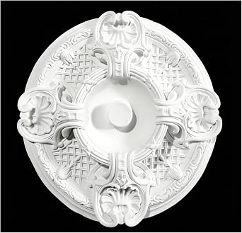 Semetall Ceiling Medallion 11-7/8" OD x 1-7/8" P White