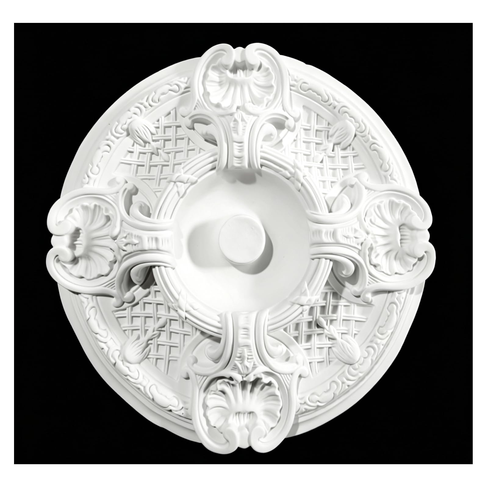 PU Ceiling Medallions - 2 Pack, 10 Inch -11 PU Ceiling Medallions - 2 Pack, 10 Inch -11