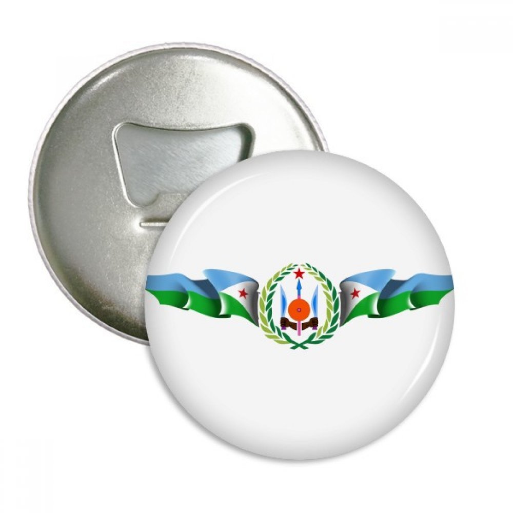 Badge Djibouti aimant décapsuleur de bouteille lot de 3 pièces idée cadeau originale