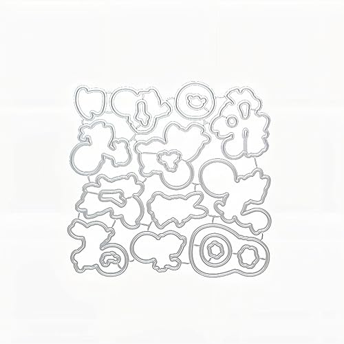 Miniatura 8 de Qoiseys Animales de muñeco de nieve de Navidad para Navidad juegos de sellos y troqueles transparentes de silicona para hacer tarjetas troqueles de