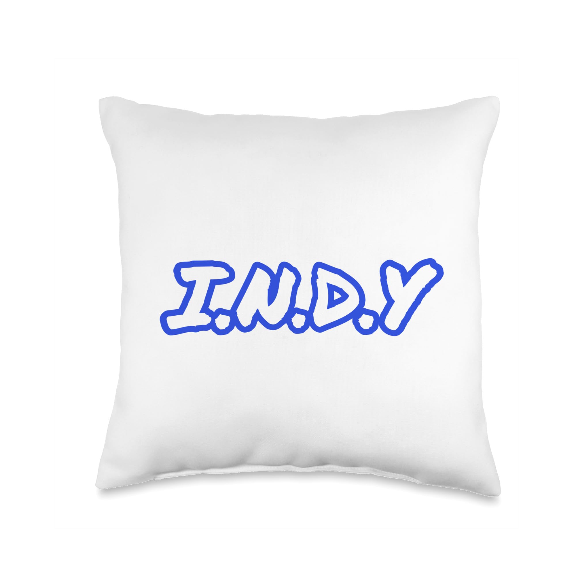 HBM Denz I.N.D.Y Album Merch Throw Pillow, 16x16, Multicolor
