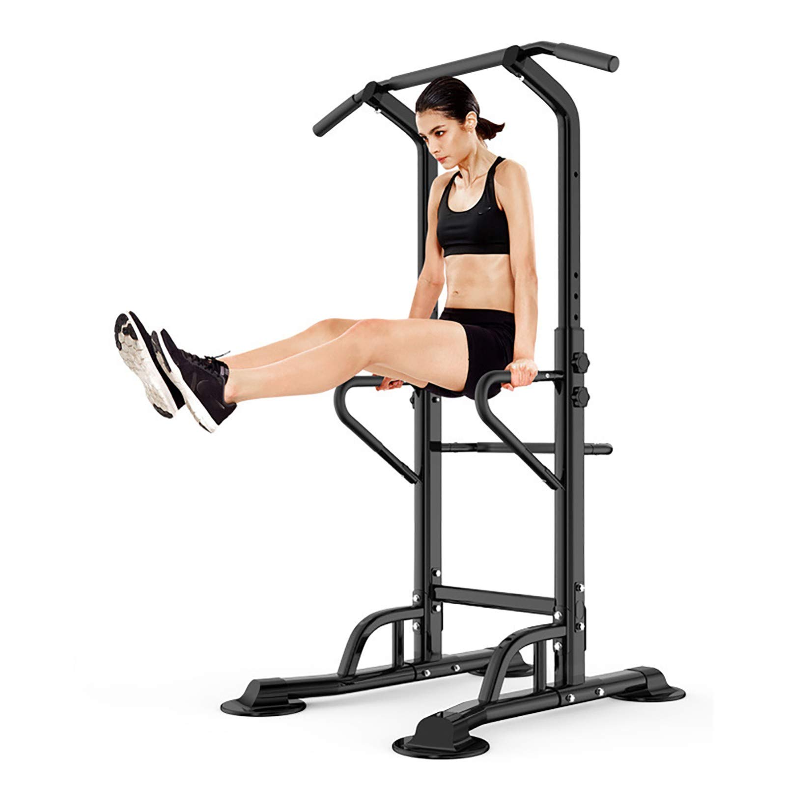 Power Tower Pull Up Bar Dip Station pull-up per uso domestico multifunzionale indoor single parallel bar rack attrezzature per il fitness per adulti