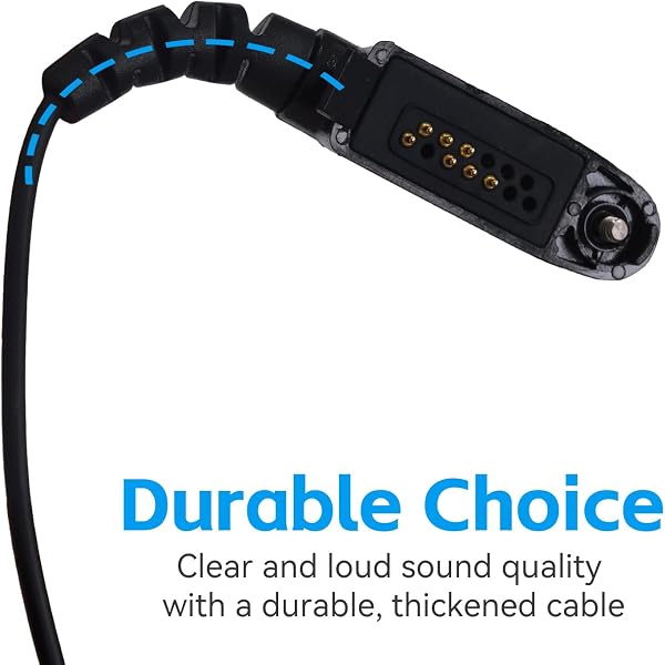 radtel Auriculares micrófono PTT para radios bidireccionales RT-950, RT-950 Pro y BJ-9000, comunicación Tipo walkie-Talkie, diseño cómodo con conducto de Aire. - 3