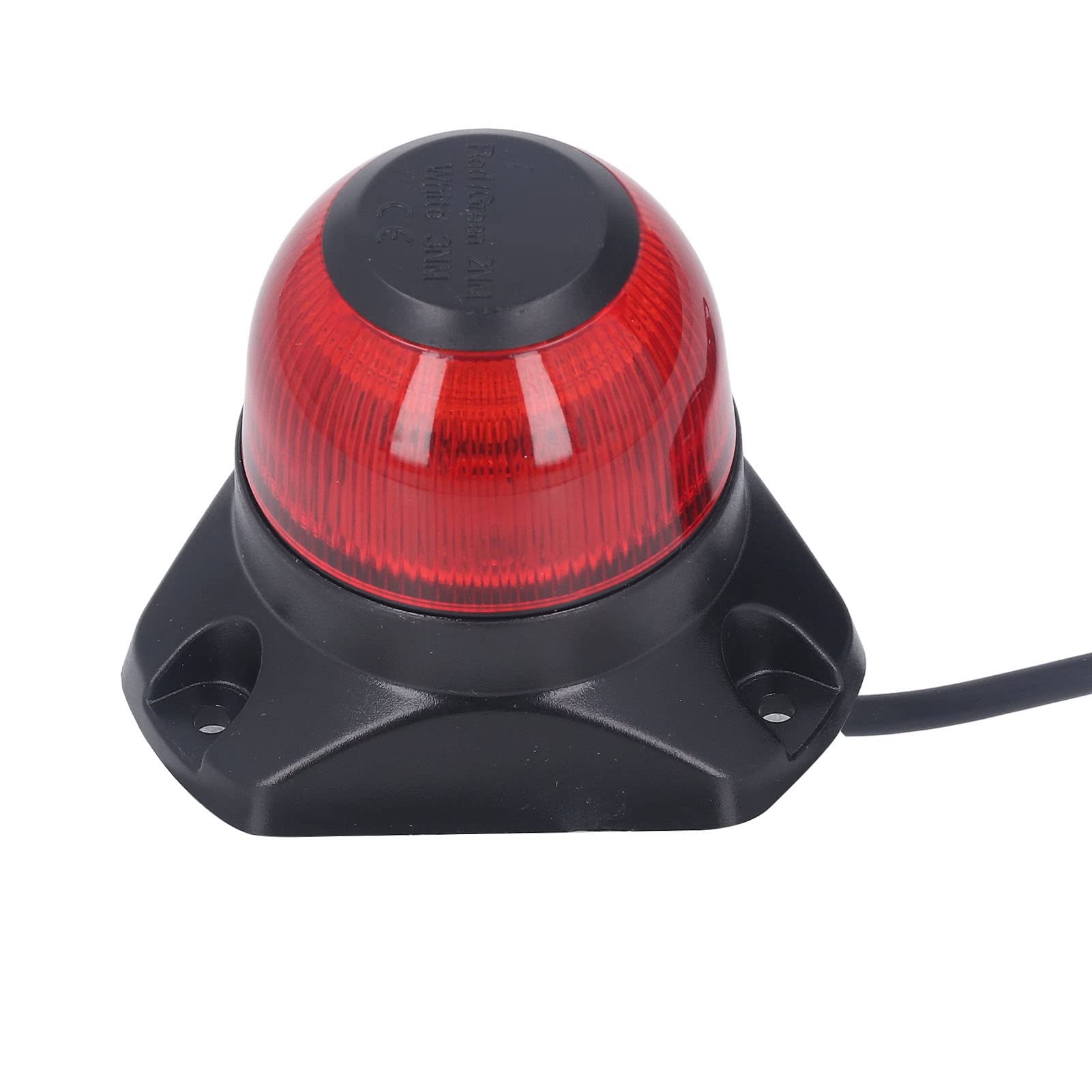 Cryfokt Luce di Navigazione per Barca LED, Impermeabile IP67 Antiriflesso | Luce di segnalazione per vela marina pieghevole, 3 W a bassa potenza, DC 10-30 V, per barche da pesca, yacht, pontone