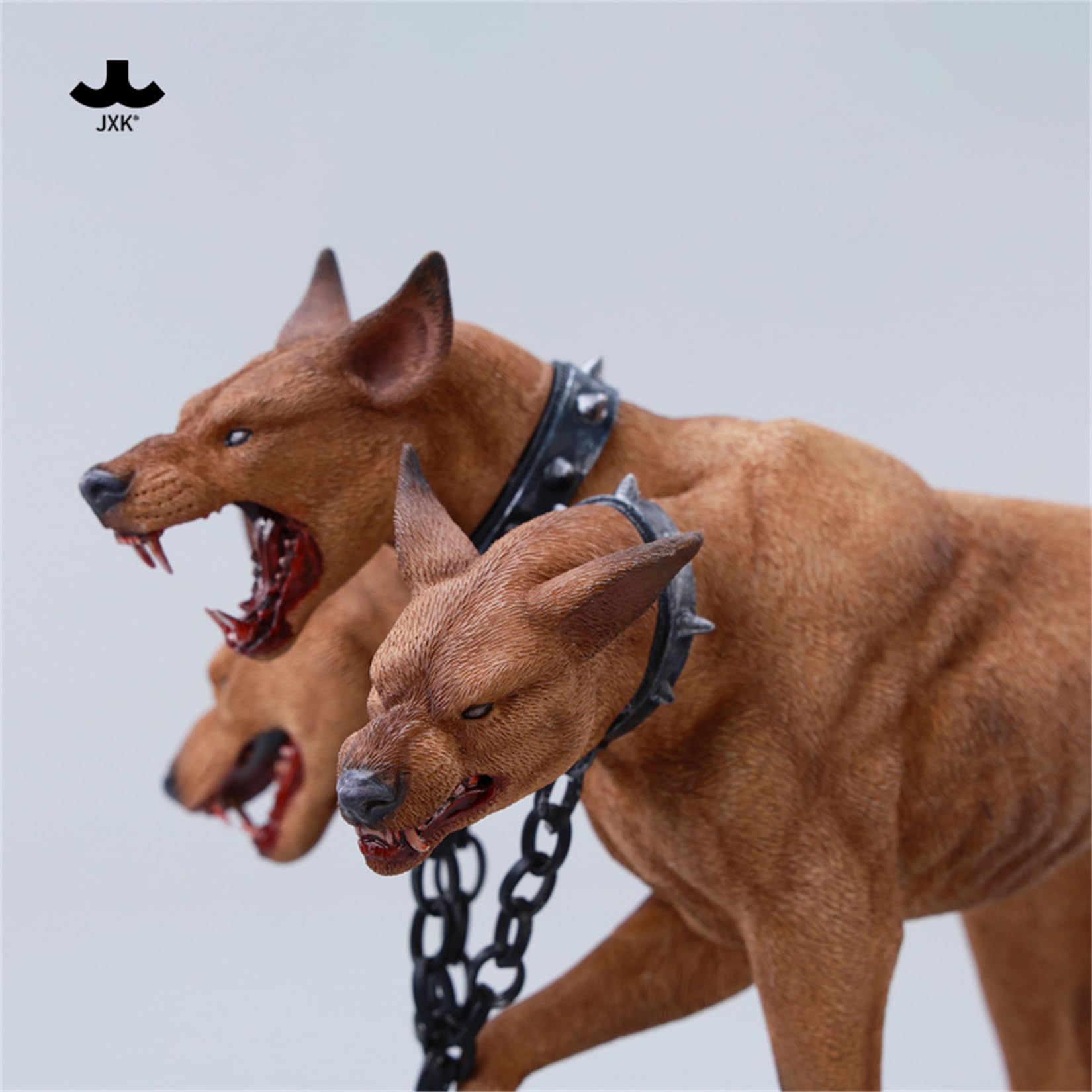 Amazon | JXK 番犬 地獄犬 可愛い 犬 動物 リアル フィギュア 樹脂