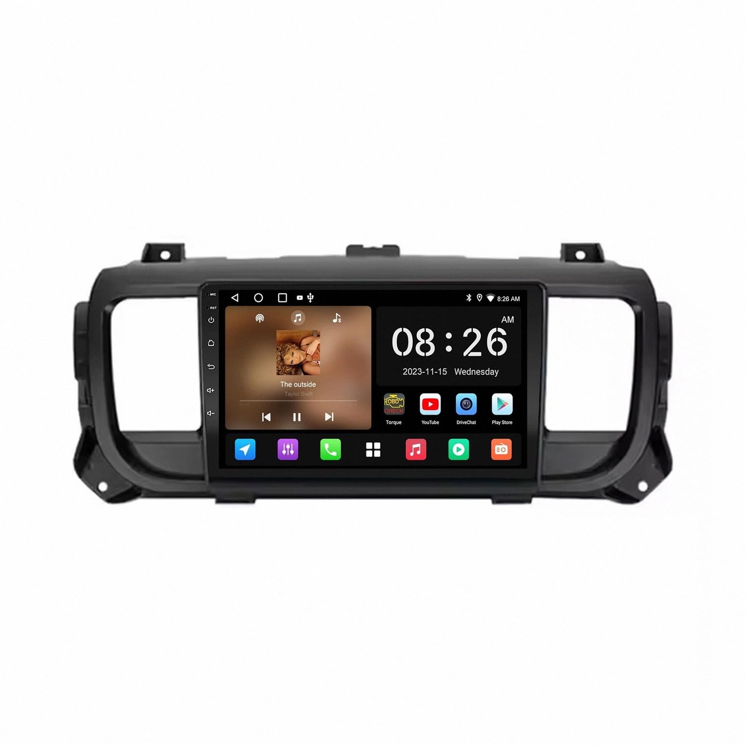 Touchscreen Auto Radio per Peugeot Expert 3 2016-2021 Citroen Jumpy III 3 Wireless Carplay Android Auto Stereo Bluetooth Ips con Pantalla Táctil con Gps Navigatore/Swc/Mirror, 4 Nucleo 2G+32G