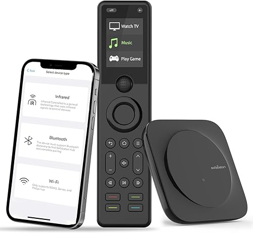 SofaBaton X1S - Mando a distancia universal con concentrador, control remoto universal con actividades de un solo toque, personaliza la aplicación