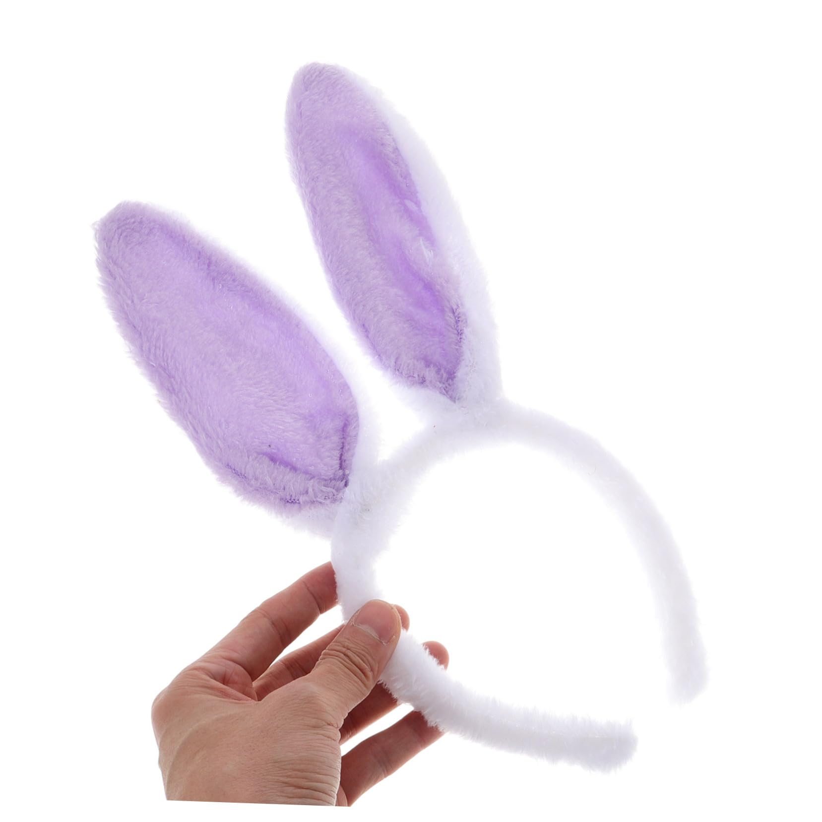 VICASKY 30 Pièces Bandeaux Oreilles Lapin Pâques Confortables pour Fête Carnaval Cosplay Mixte Peluche et Paillettes Couleur Aléatoire