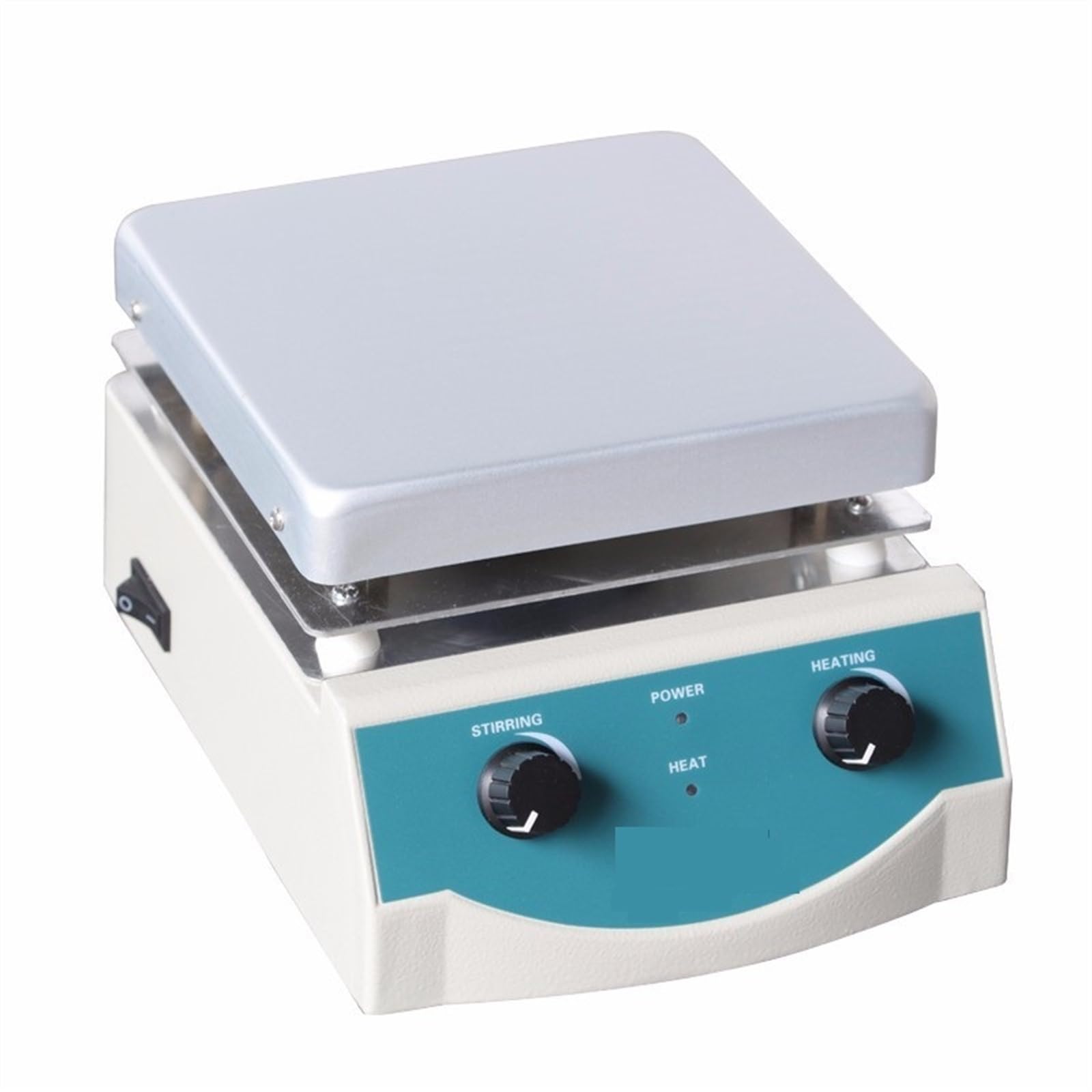 Zxzzas One Color Magnetic Stirrer, Sh-2 Laboratory Magnetic Stirrer With Heating Lab Stir Plate Blender Mixer Hot Plate With Magnetic Stir Bar