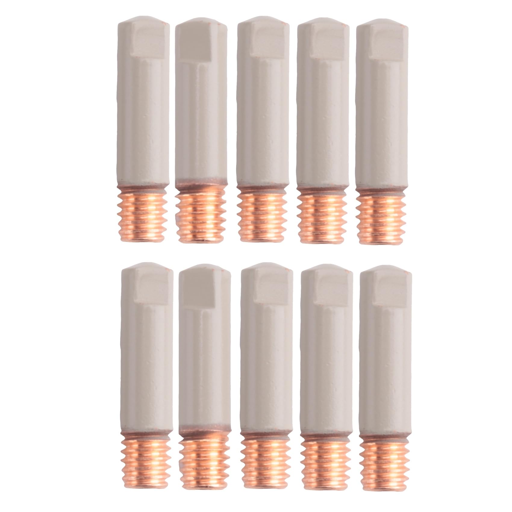 Littimoon MB 15AK Welding Contact Tips Coating Protect 25mm M6 Gas Nozzle Tip MIG Welding Torche Welding Tool Parts