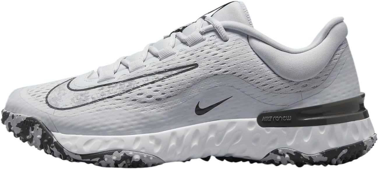Nike Women's Alpha Huarache Elite 4 Fastpitch Turf Shoes Black | White Size Medium
