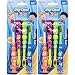 RM Oral Kids Healthy Fun Suction Cup Soft Toothbrushes, 4 Count Twin Pack
