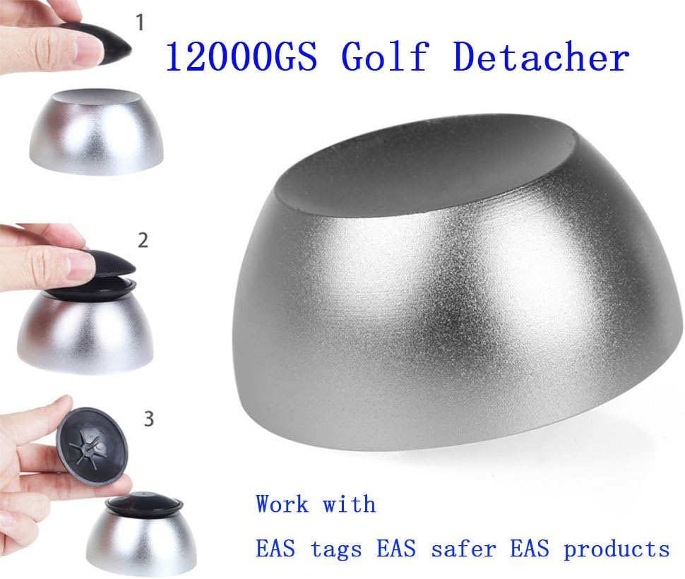 Bestwll Golf Detacher 12000GS Magnetic Security Tag Remover Intensity Magnet Tag unlocker Opener Anti-theft EAS System, Suitable for all RF Hard Tags