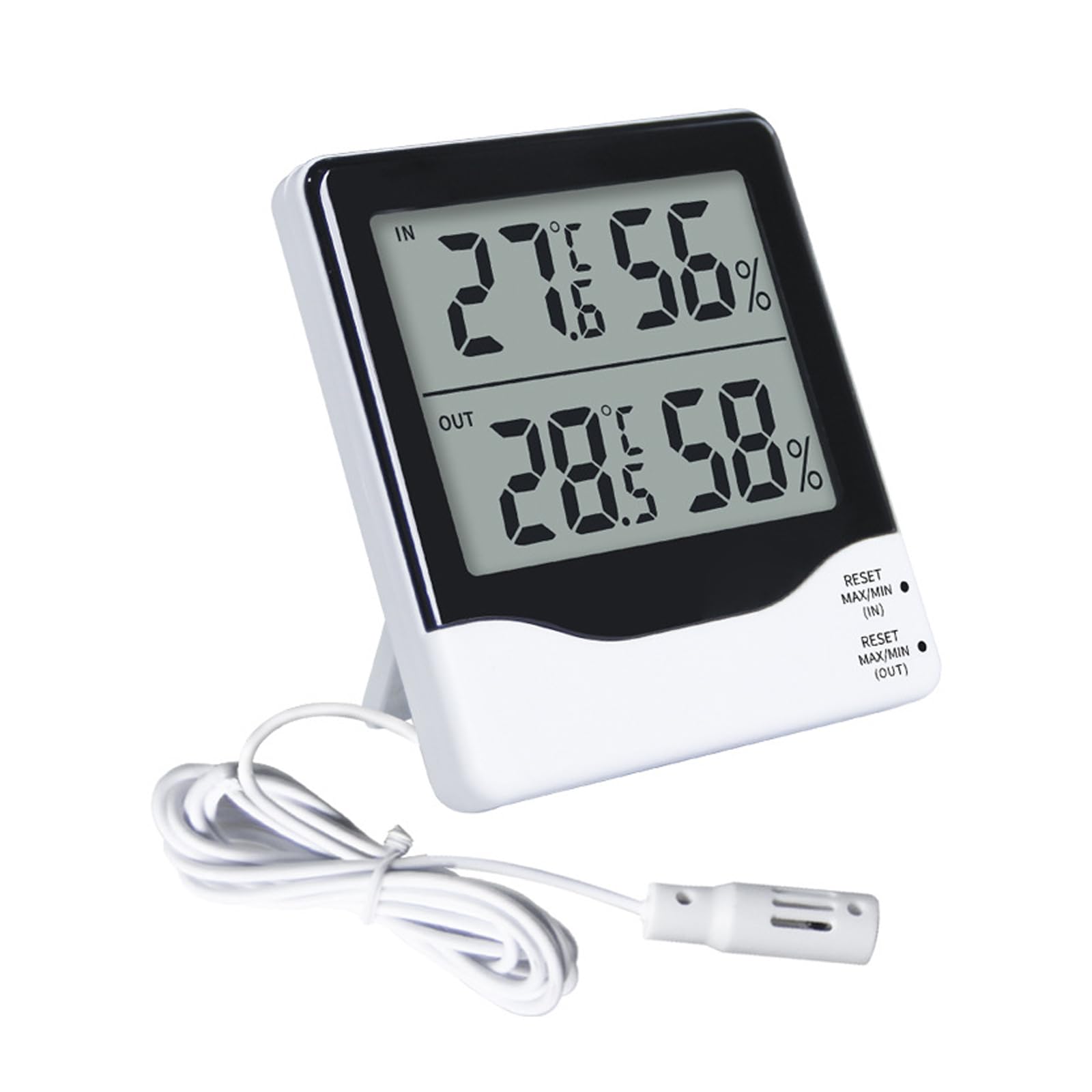 Easy Operations Hygrometer Thermometers Digital Readout High Precisions for Various Indoor Applications Digital Temperature Monitor