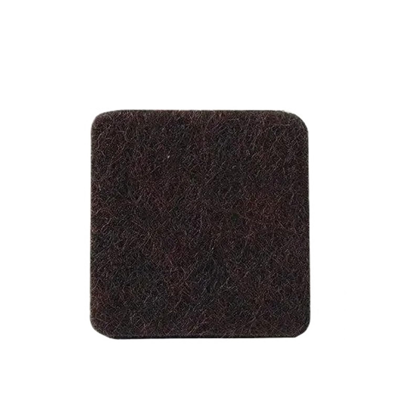 Felt Furniture Protector Felt Furniture Pad Round Chair Legs Anti Scratch Floor Protector Self-Adhesive Sliders for Hardwood Floors Table Couch(Brown 20mm Square)