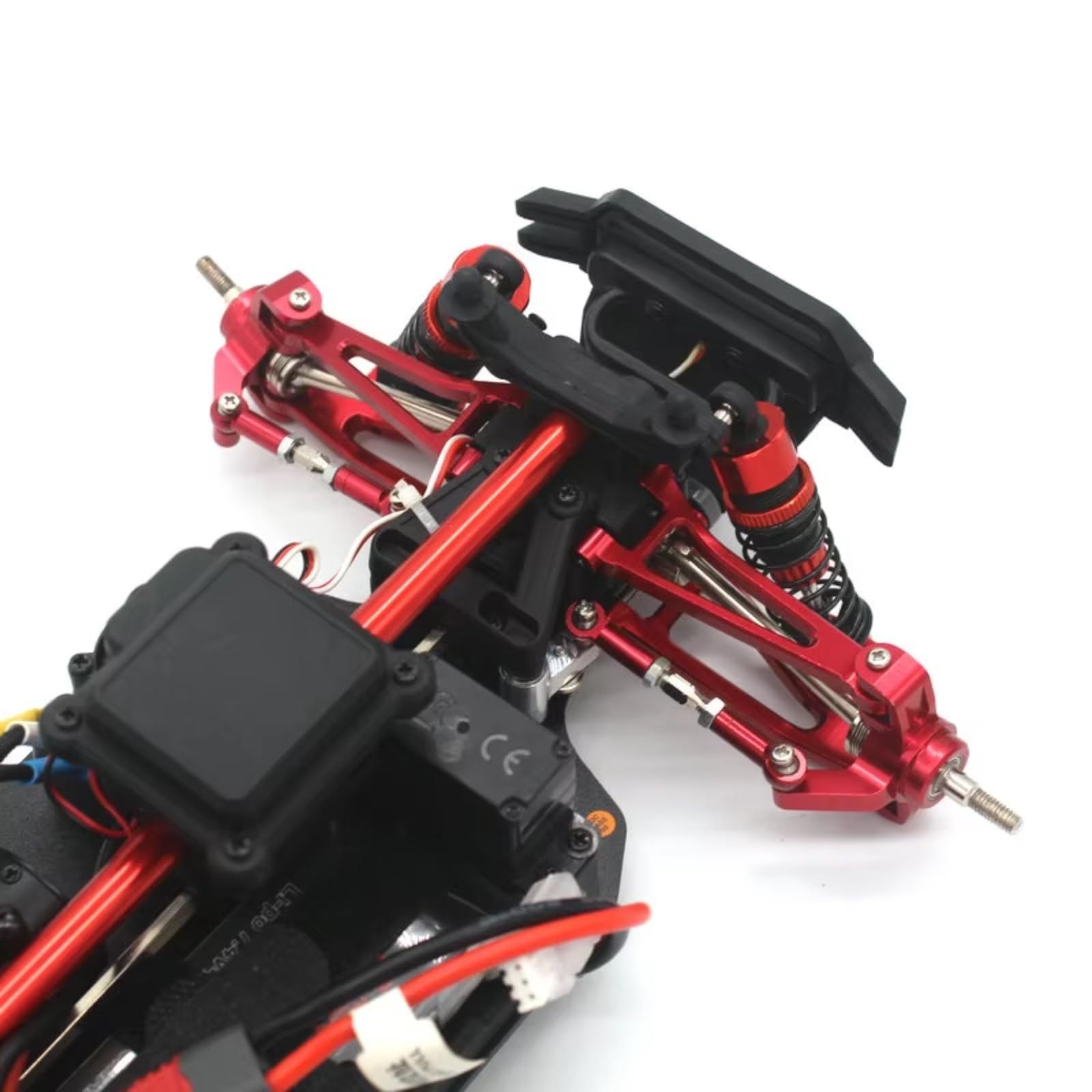 Rc Special Connecting Rod for FMS 1/18 8pcs Metal Front and Rear Pull Rods RC Remote Control Car Off-Road Tracked Vehicles Parts and Accessories Upgrades Replacement Use(Silver)