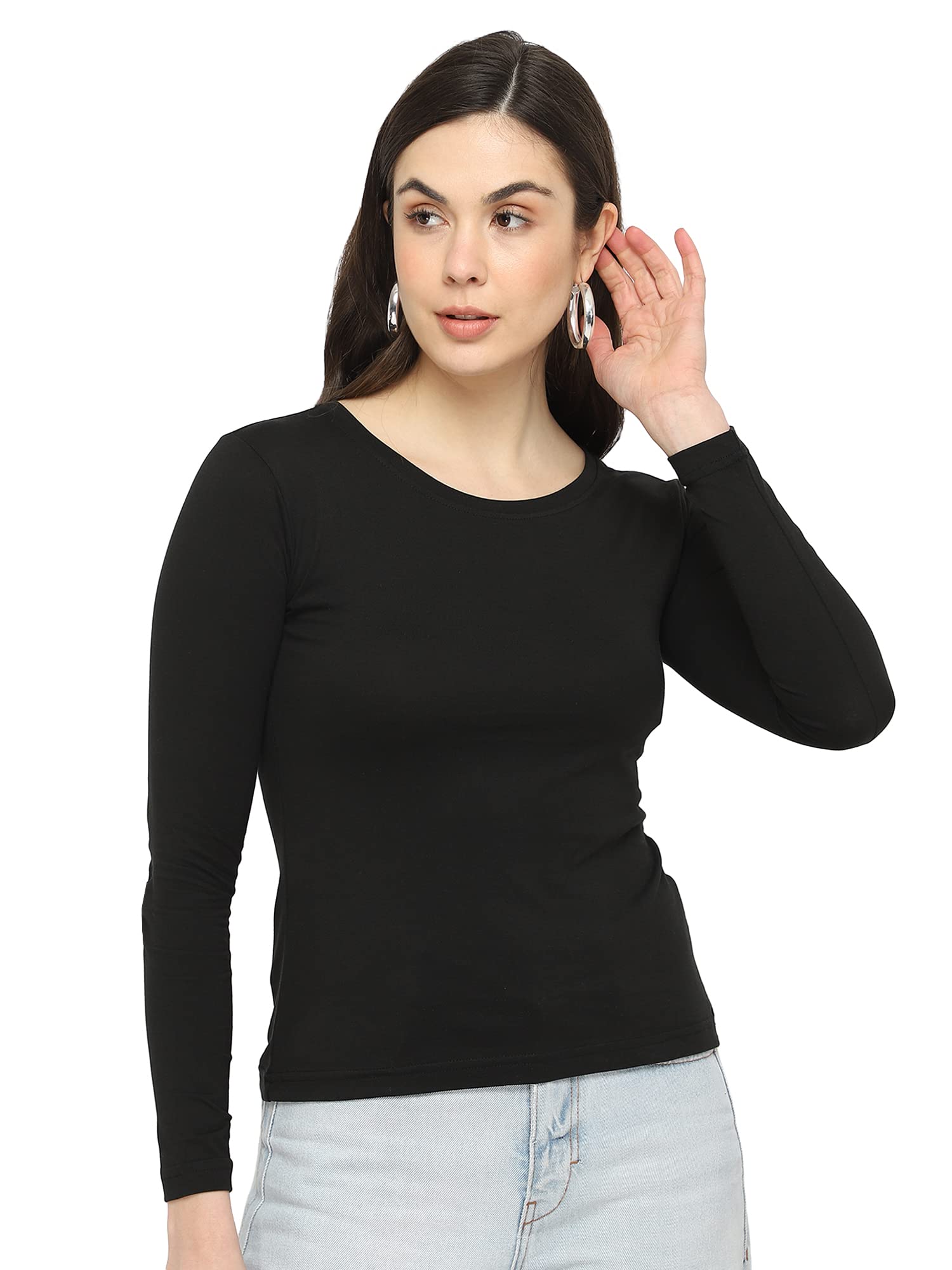 by Bodycare Womens Tshirt Round Neck Full Sleeves Pack of 1-image-16