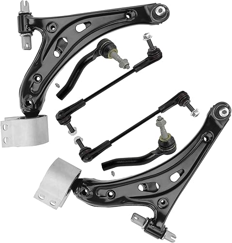Miniatura 67 de Detroit Axle - Kit de brazos de control delanteros de 6 piezas para Hyundai Accent Kia Rio Rio5 06-10 2006 2007 2008 2009 2010 2011, 2 brazos de