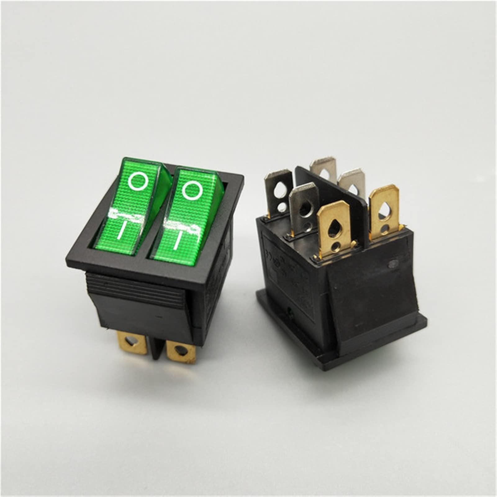 Interrupteur de lumière étanche KCD6 pour tableau de bord bateau et camping-car