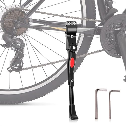 Soporte de bicicleta para bicicleta de montaña, soporte ajustable, accesorios de bicicleta para adultos, soporte lateral, soporte de bicicleta,