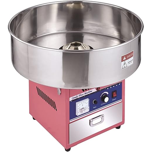 Big Size Cotton Candy Machine Candy Floss Machine Stainless Steel Body