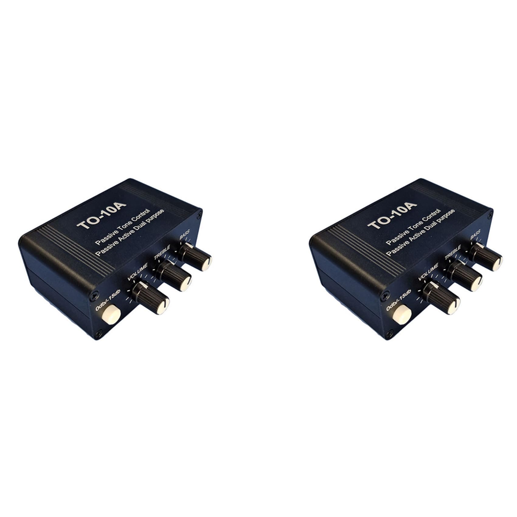 2X NE5532 Audio Frontal con Amplificador Operacional Dual Preamplificador de Tubo Estéreo Control de Tono de Graves Medios Agudos Volumen Atenuado de Doble Propósito