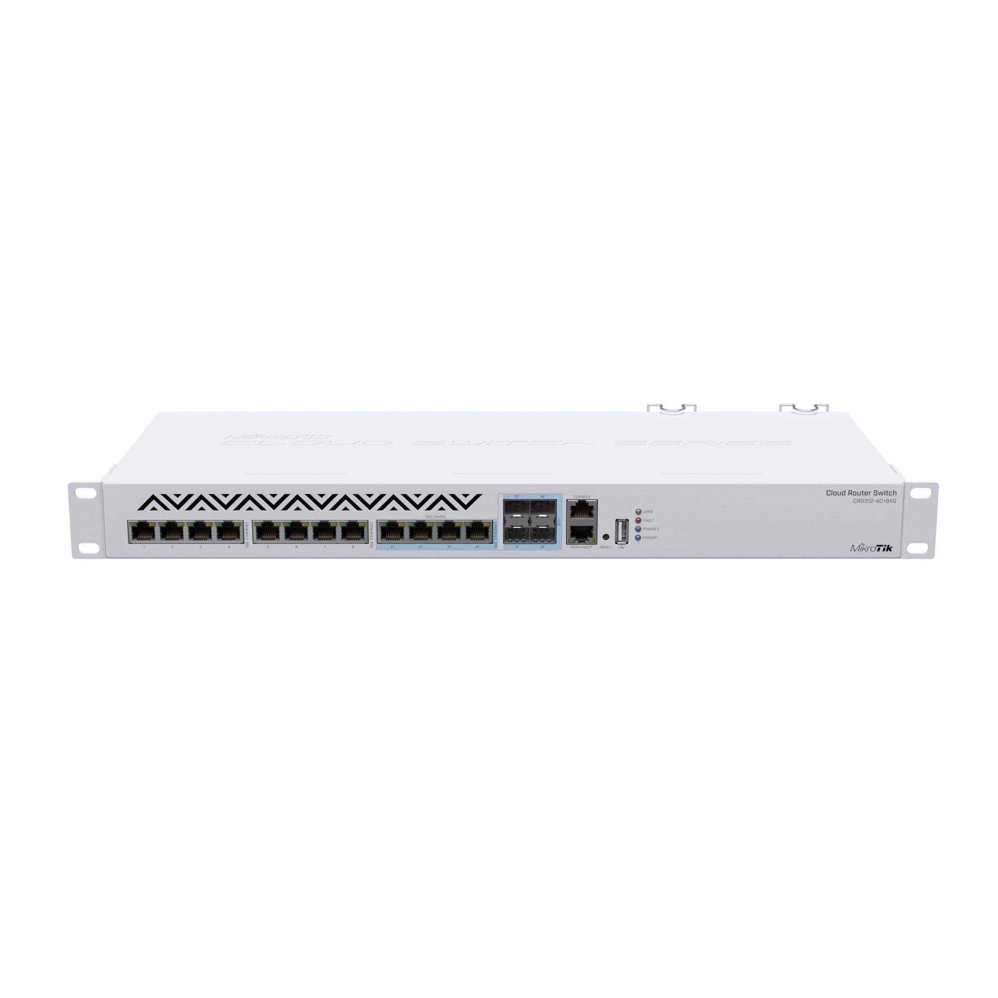 MikroTik CRS312-4C+8XG-RM – Network Switch L3, 10G, Ethernet (100
