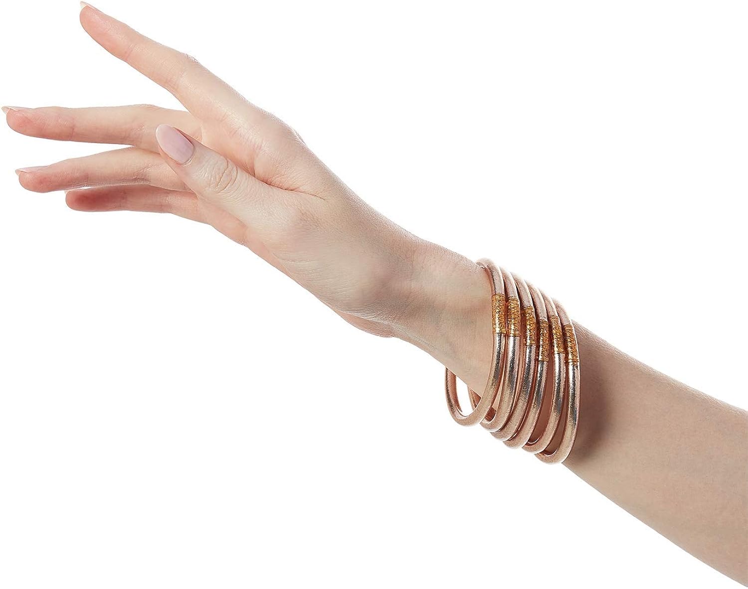 Up To 40% OFF Champagne All Weather Bangles (AWB) - Serenity Prayer Super Big Clearance! Champagne All Weather Bangles (AWB) - Serenity Prayer