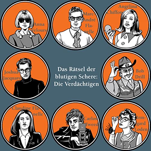 Stadtkrimis Exit Escape Stadtführung Blaubart Mörderische Dinnerparty – Das Rätsel der blutigen Schere - Krimidinner für zuhause 6 bis 8 Personen - spannendes Krimi Dinner Spiel - Krimispiel für Erwachsene
