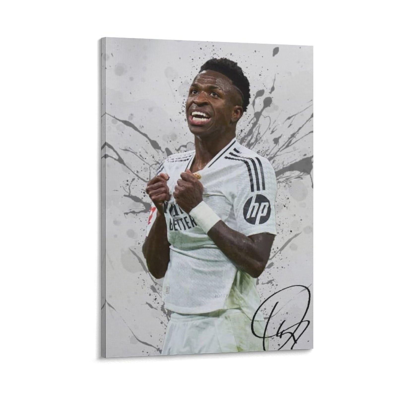 ASUIU Vinicius Jr Canvas Poster Artworks Canvas Poster Wall Art Prints Home Modern Decor 20x30inch(50x75cm)