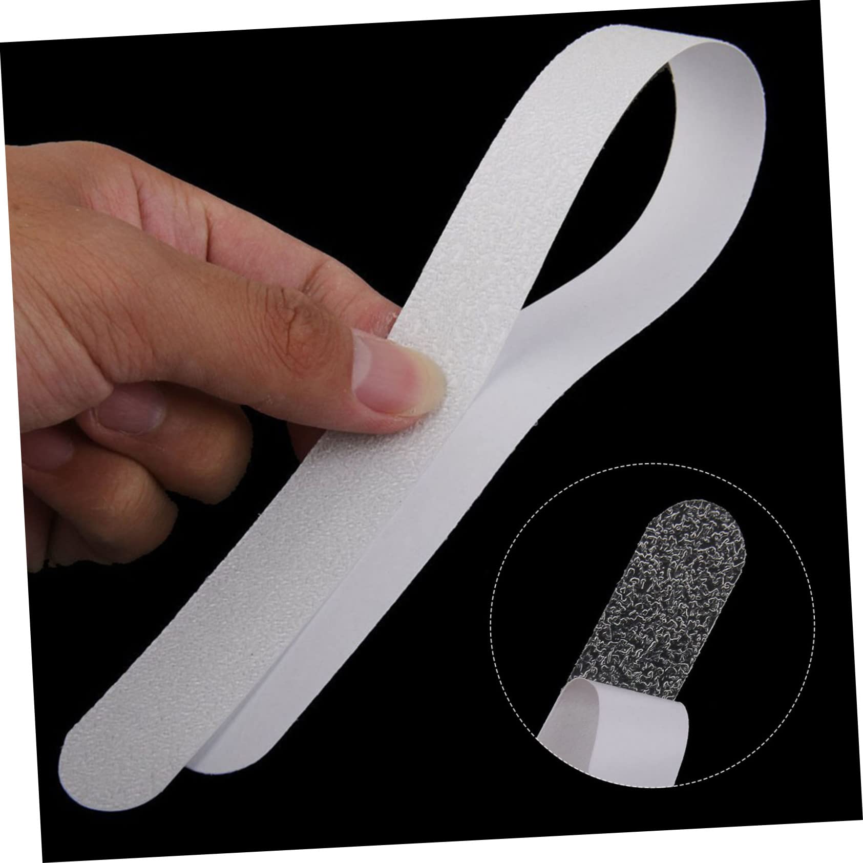 BRIGHTFUFU 36pcs Slip Strips for Bathtubs Showers Stairs Transparent Stickers Non Slip Bath Safety Strips for Floors and Bathroom Use