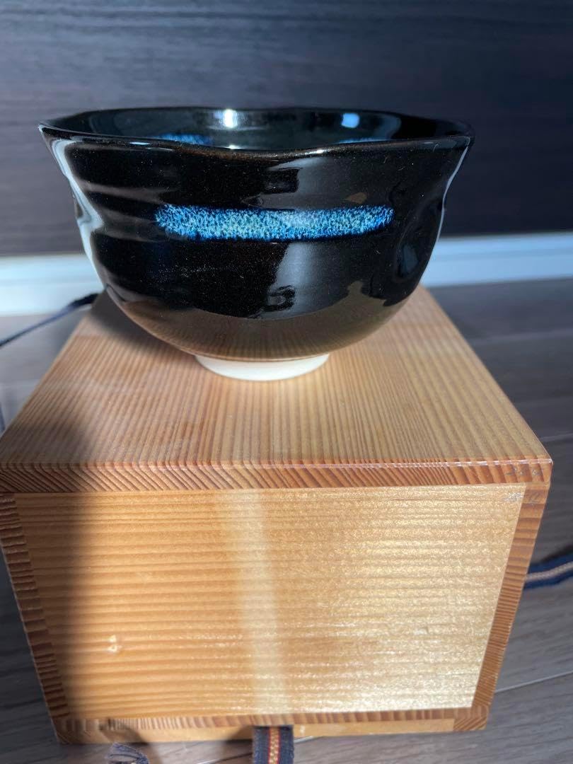 茶道具 期間限定特価 唐津茶碗(鏡山窯 井上東也)鵬雲斎大宗匠御書付 真