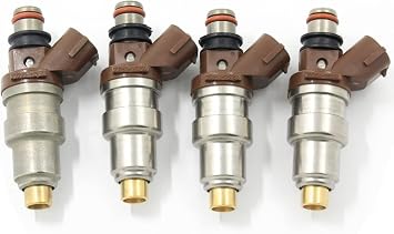 NOBRIM Pack of 4 Fuel Injector Nozzle for Toyota Prado J90 Hilux Rzn Hiacerch 3RZ-FE 2.7L 23209-79095 2325075050