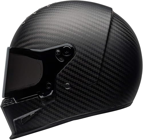 Miniatura 5 de Bell Eliminator Carbon Street Cascos, M/ L, Negro mate Matte Black Carbon,Brillo Deathspray Negro/Blanco,Mate