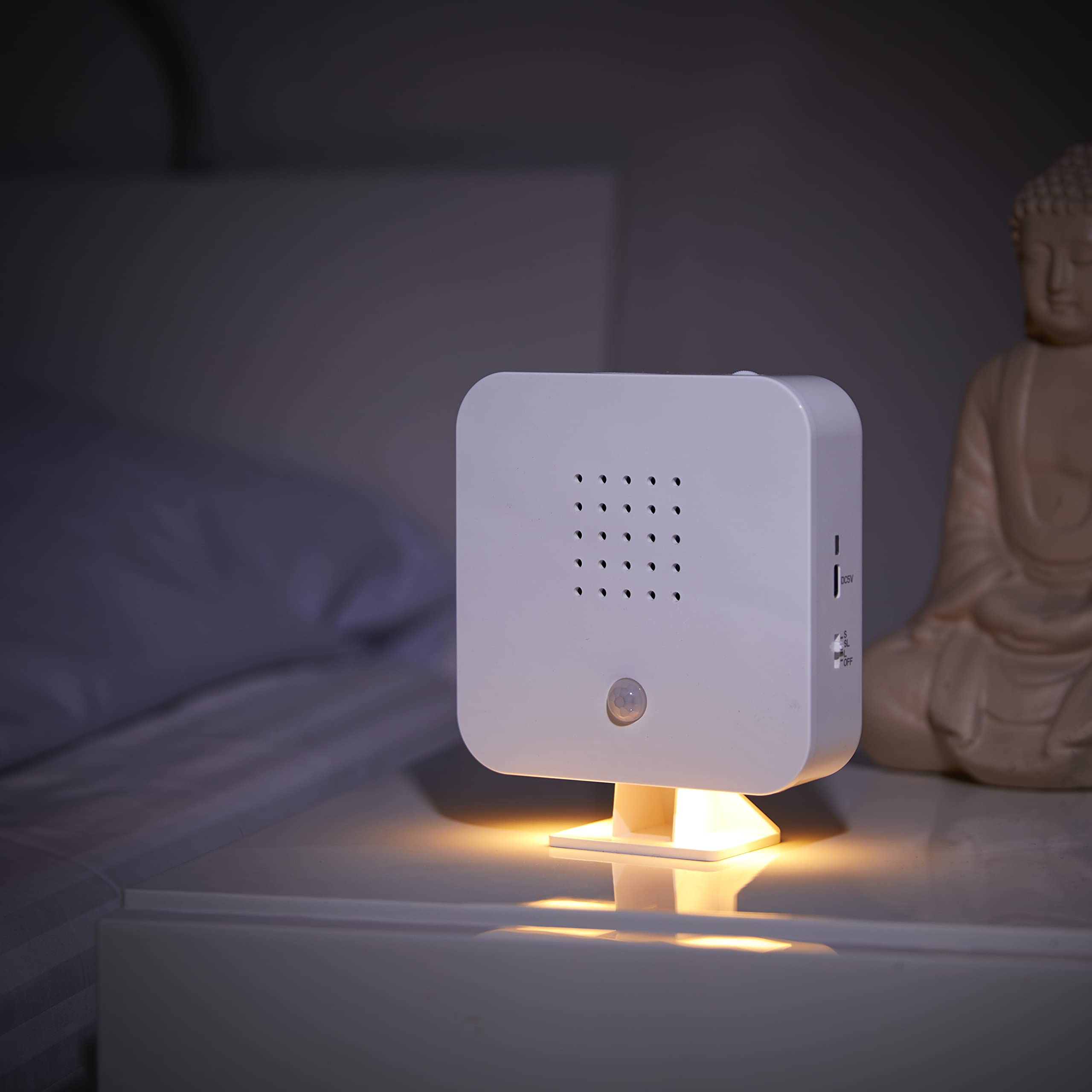 Groene vierkante 50W speaker voor buitengebruik, vogelgeluiden lokker voor de ja