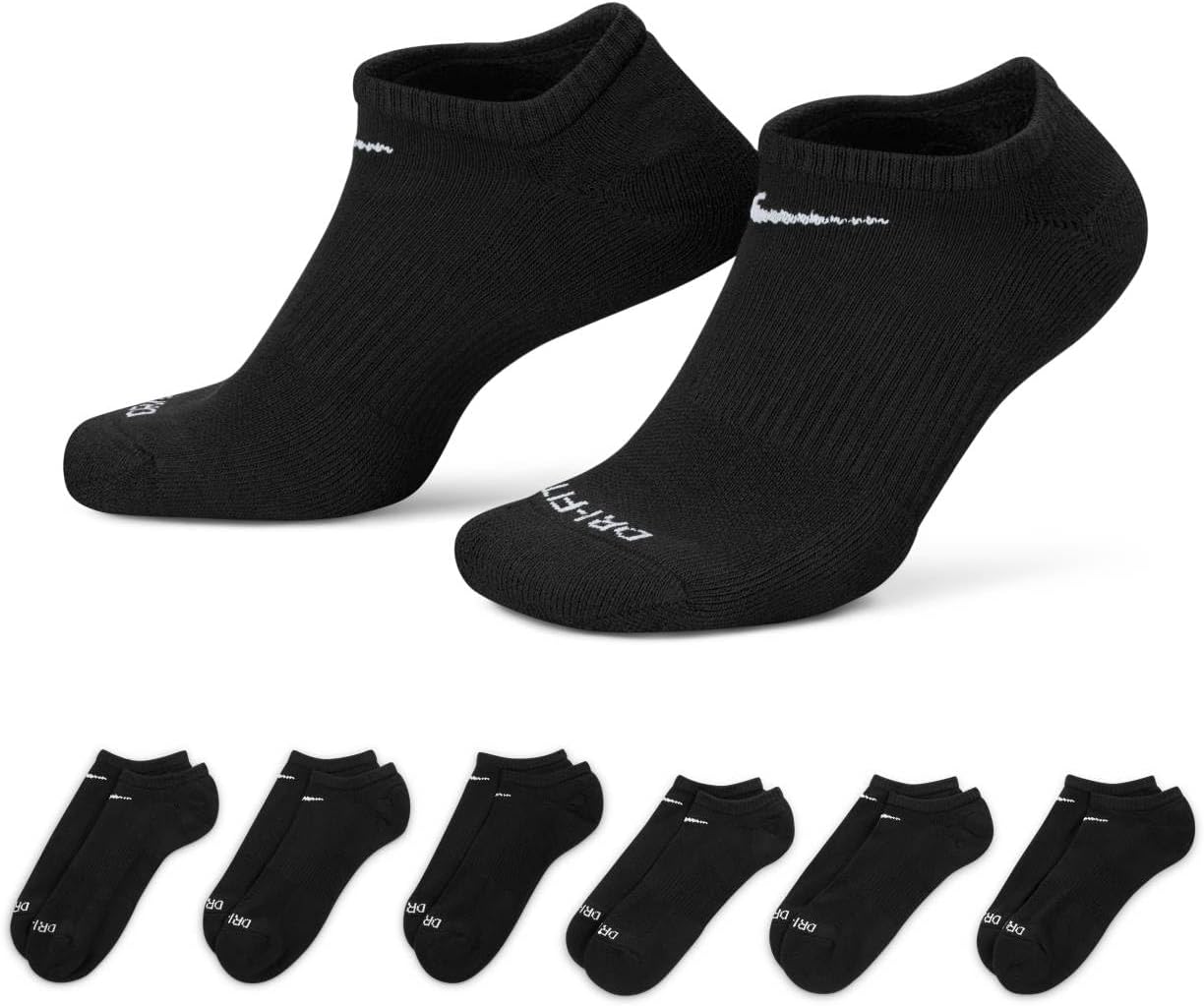 Nike SB Everyday 6-Pack No-Show Socks - Multi by Nike SB
