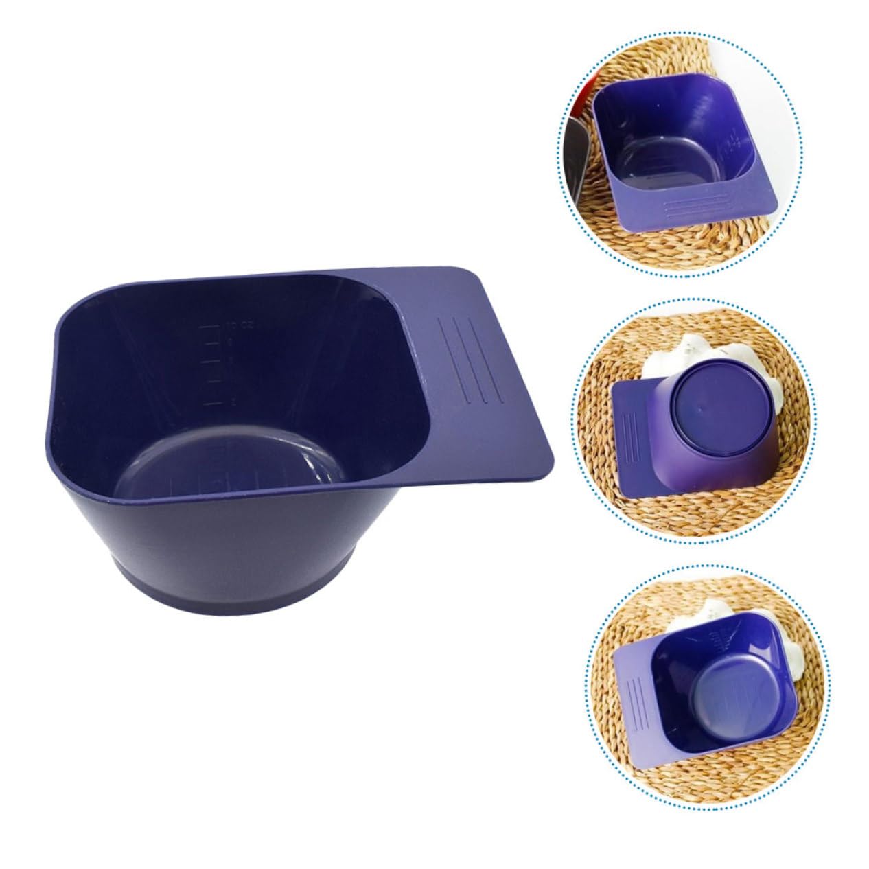 FRCOLOR 9 Stk Schüssel Mit Haarbacköl Friseursalon Schüssel Färbeschalen Für Friseursalons Farbschalen Haarfärbe-rührschüssel Rührschüsseln Zum Färben Von Haaren Tönungsschale Blue Plastik
