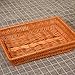 Wicker System Willow Weaving Rattan Rectangular Weaving Fruit Bread Vegetables Display Breadbasket Weaving Storage Basket 40X30X8Cm