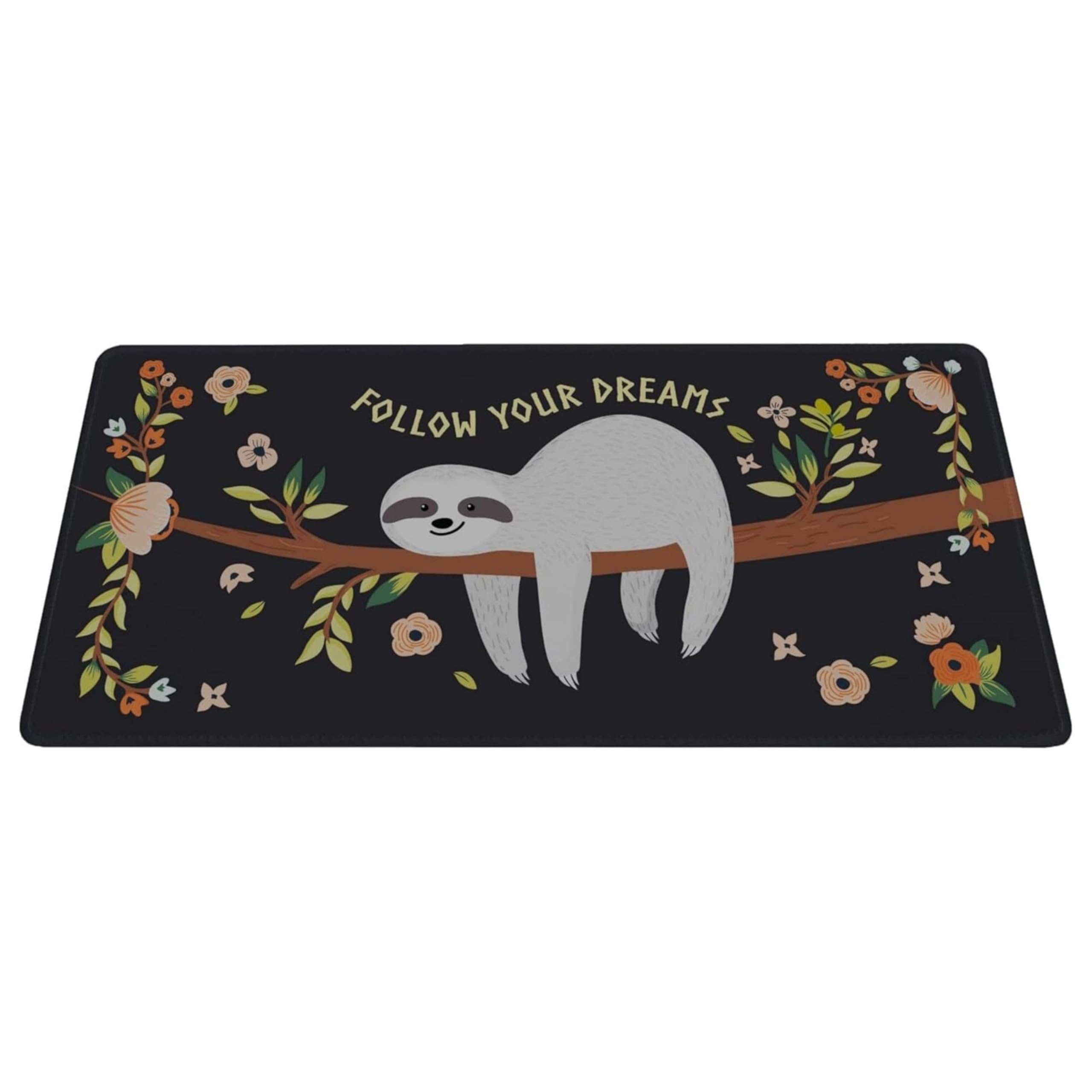 Silent Monsters Alfombrilla de ratón Ordenador XXL 900 x 400 mm, Mouse Pad Grande Tela, púrpura, Antideslizante y silenciosa, para Gaming, Oficina, Home Office, Lavable, Enrollable, Cosida — view 10